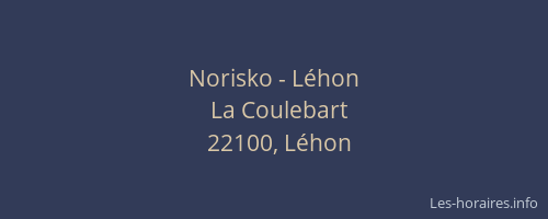 Norisko - L&eacute;hon