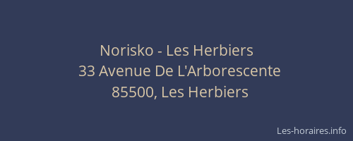 Norisko - Les Herbiers