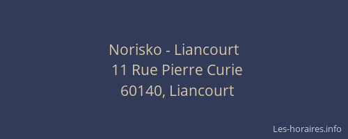 Norisko - Liancourt