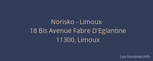Norisko - Limoux