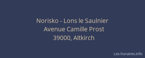Norisko - Lons le Saulnier