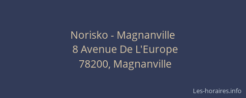 Norisko - Magnanville