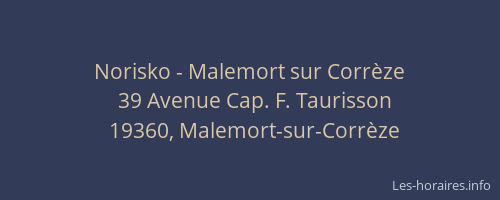 Norisko - Malemort sur Corr&egrave;ze