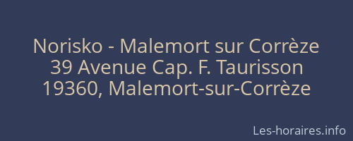 Norisko - Malemort sur Corrèze