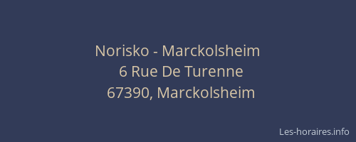 Norisko - Marckolsheim
