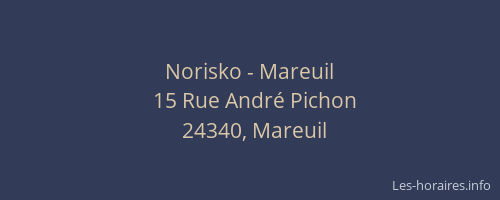 Norisko - Mareuil