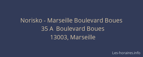 Norisko - Marseille Boulevard Boues