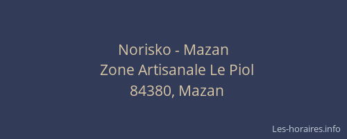Norisko - Mazan