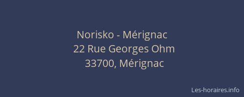 Norisko - Mérignac