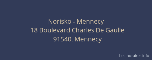 Norisko - Mennecy