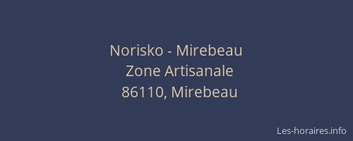 Norisko - Mirebeau