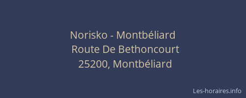 Norisko - Montbéliard