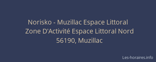 Norisko - Muzillac Espace Littoral