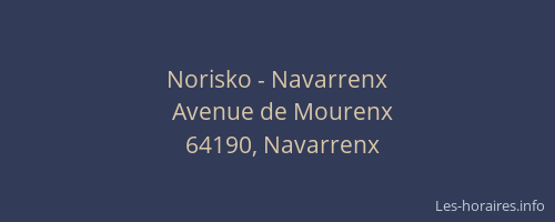 Norisko - Navarrenx