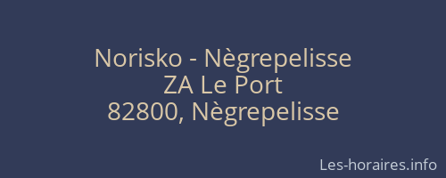 Norisko - Nègrepelisse