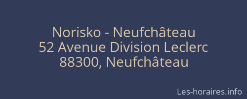 Norisko - Neufchâteau
