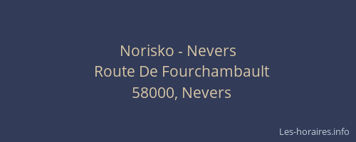 Norisko - Nevers