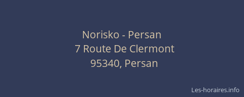 Norisko - Persan