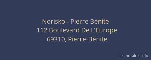 Norisko - Pierre Bénite