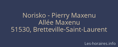 Norisko - Pierry Maxenu