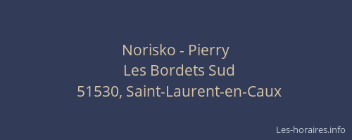 Norisko - Pierry