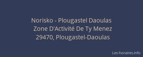 Norisko - Plougastel Daoulas