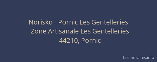 Norisko - Pornic Les Gentelleries