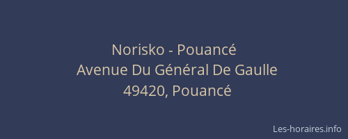 Norisko - Pouancé