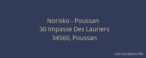 Norisko - Poussan