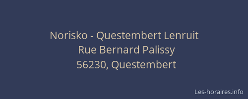 Norisko - Questembert Lenruit