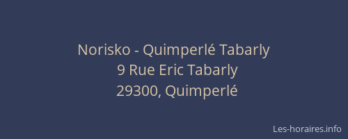 Norisko - Quimperl&eacute; Tabarly