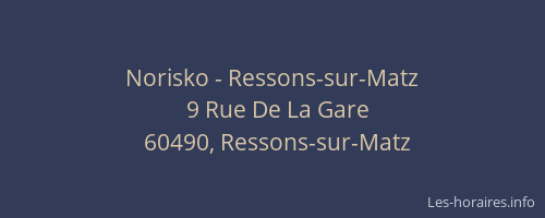 Norisko - Ressons-sur-Matz