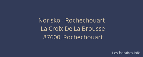 Norisko - Rochechouart