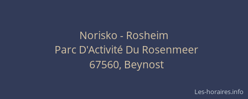 Norisko - Rosheim