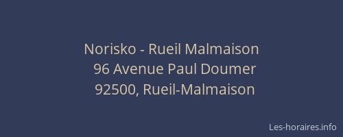Norisko - Rueil Malmaison