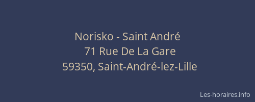 Norisko - Saint André