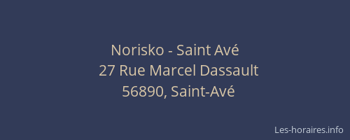 Norisko - Saint Avé