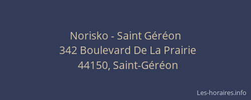 Norisko - Saint Géréon