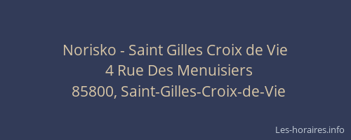 Norisko - Saint Gilles Croix de Vie