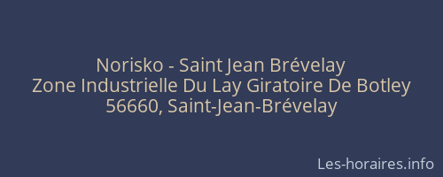 Norisko - Saint Jean Brévelay