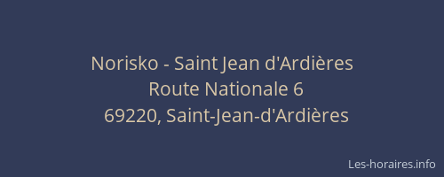 Norisko - Saint Jean d'Ardières