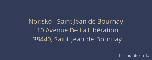 Norisko - Saint Jean de Bournay