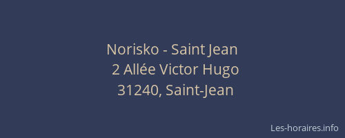Norisko - Saint Jean