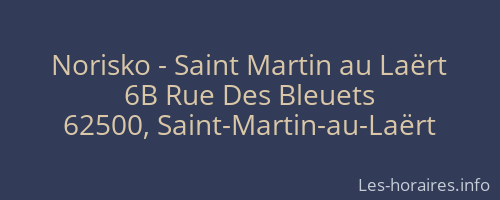 Norisko - Saint Martin au Laërt