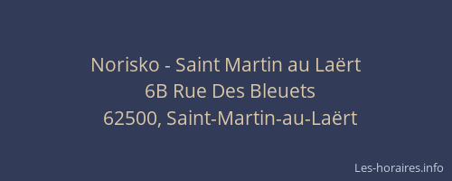 Norisko - Saint Martin au Laërt