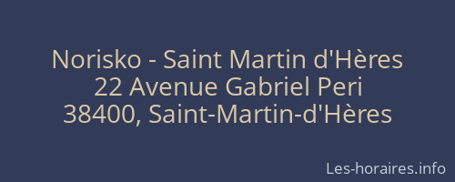 Norisko - Saint Martin d'Hères