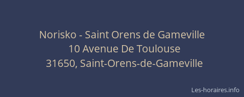 Norisko - Saint Orens de Gameville