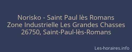 Norisko - Saint Paul lès Romans