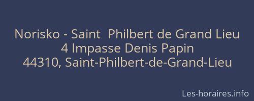 Norisko - Saint  Philbert de Grand Lieu