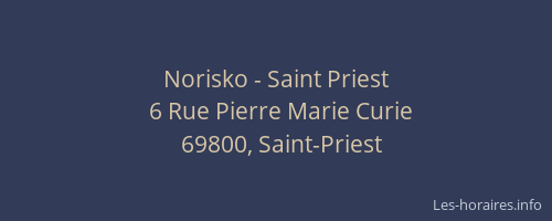 Norisko - Saint Priest